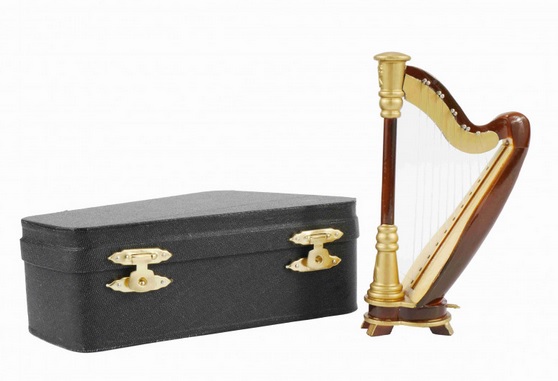 Miniaturka - harfa w opakowaniu